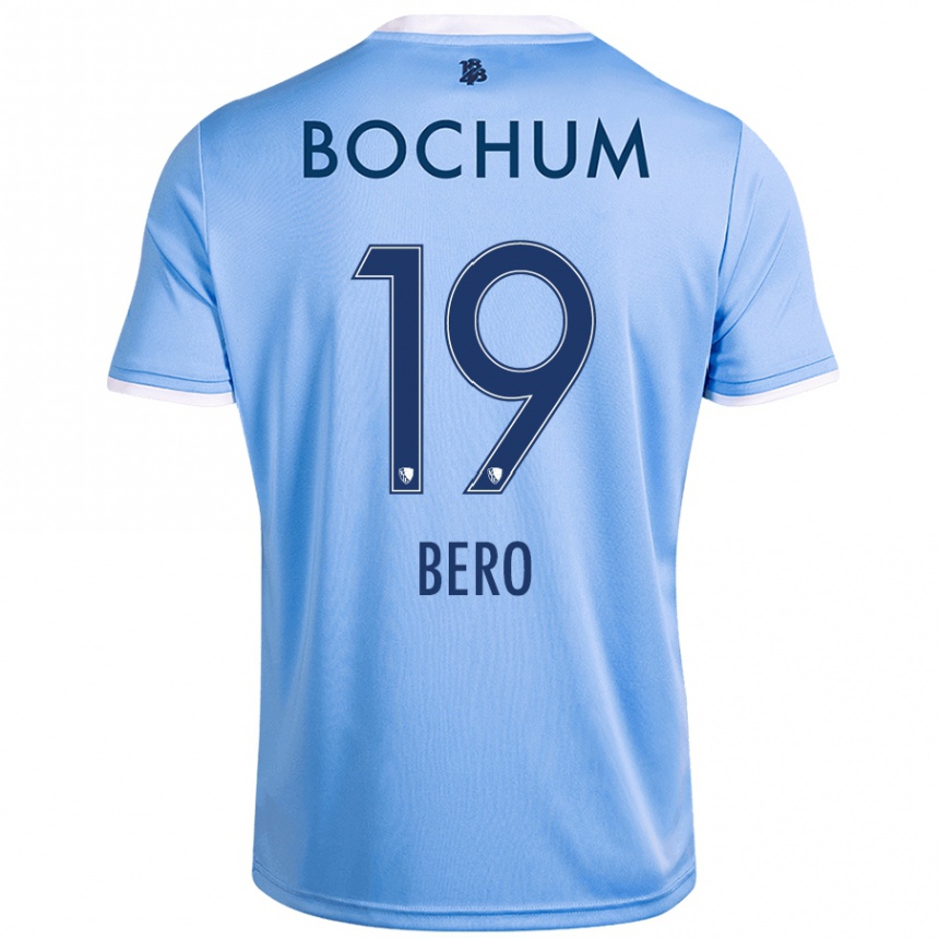 Mujer Fútbol Camiseta Matus Bero #19 Azul Cielo 2ª Equipación 2024/25