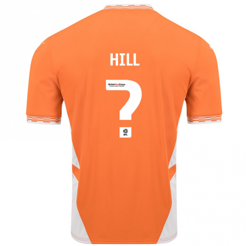 Niño Fútbol Camiseta Tyler Hill #0 Naranja Blanco 1ª Equipación 2024/25