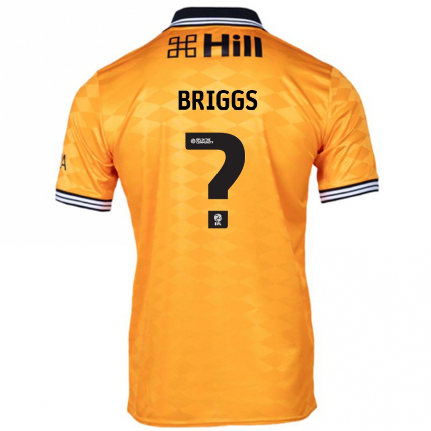 Niño Fútbol Camiseta Jj Briggs #0 Naranja 1ª Equipación 2024/25