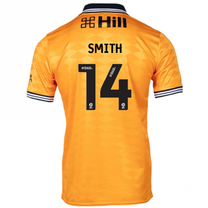 Niño Fútbol Camiseta Korey Smith #14 Naranja 1ª Equipación 2024/25