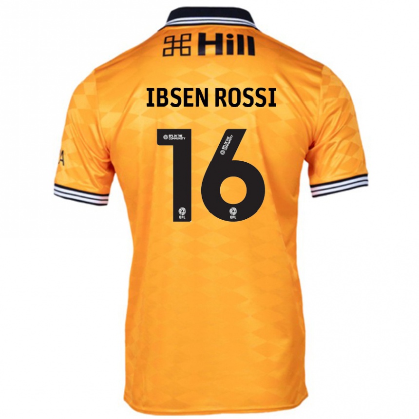 Niño Fútbol Camiseta Zeno Ibsen Rossi #16 Naranja 1ª Equipación 2024/25