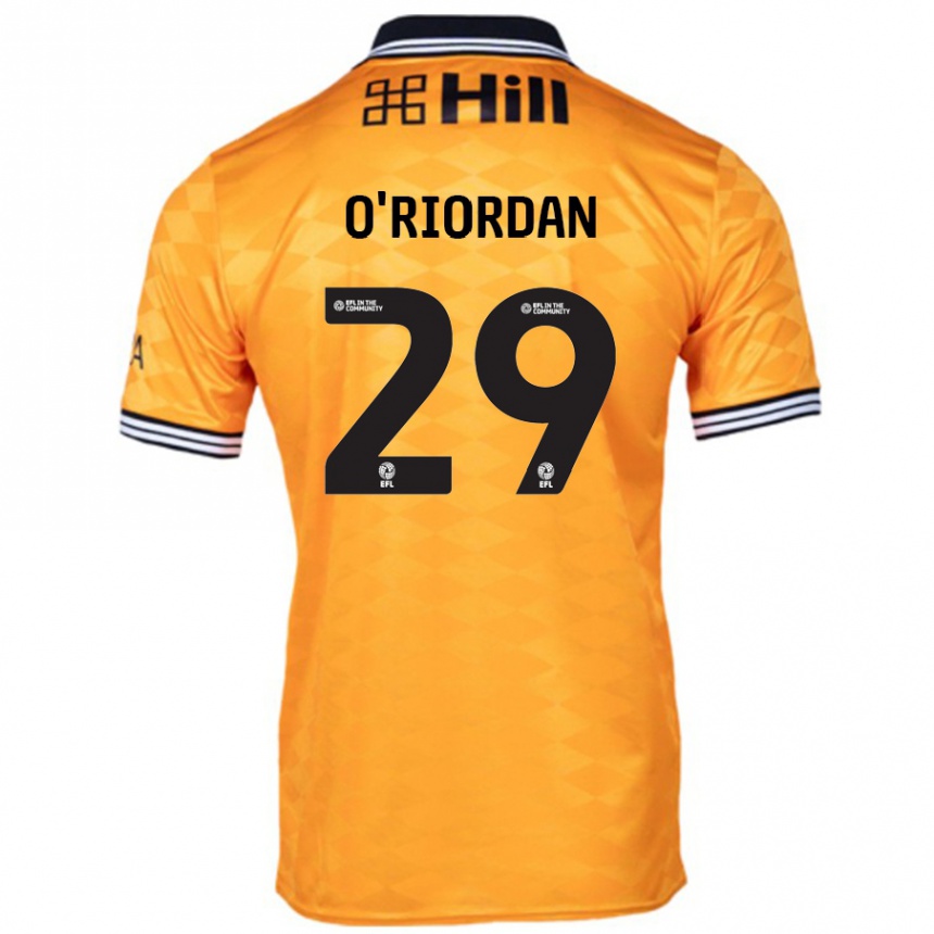 Niño Fútbol Camiseta Connor O'riordan #29 Naranja 1ª Equipación 2024/25