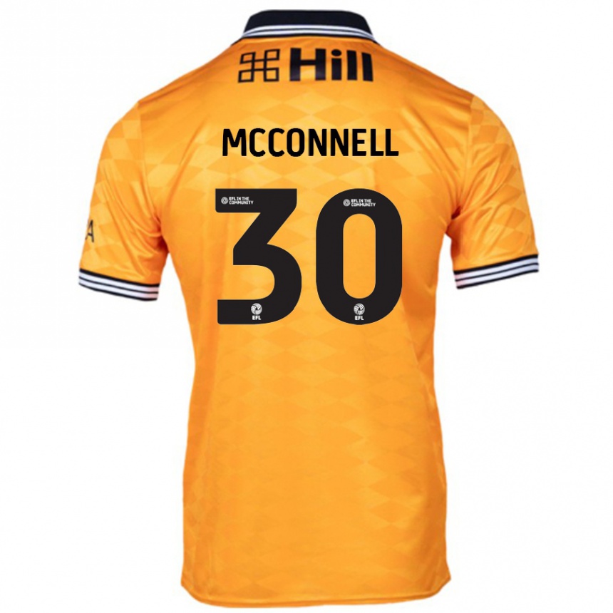 Niño Fútbol Camiseta Glenn Mcconnell #30 Naranja 1ª Equipación 2024/25