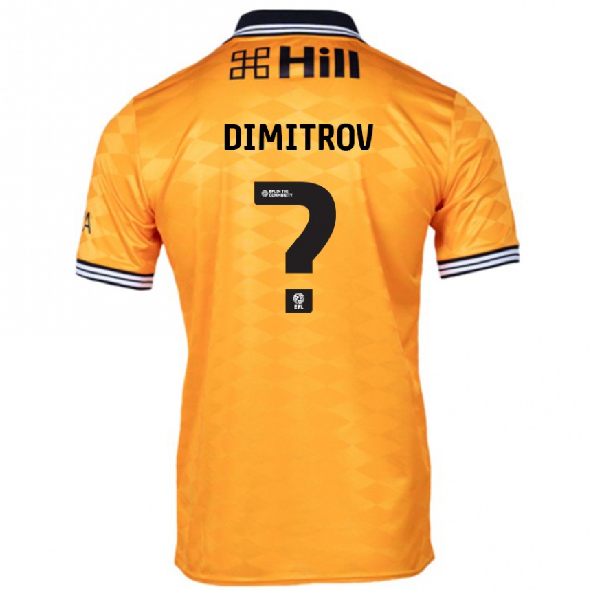 Niño Fútbol Camiseta Aleksandar Dimitrov #0 Naranja 1ª Equipación 2024/25