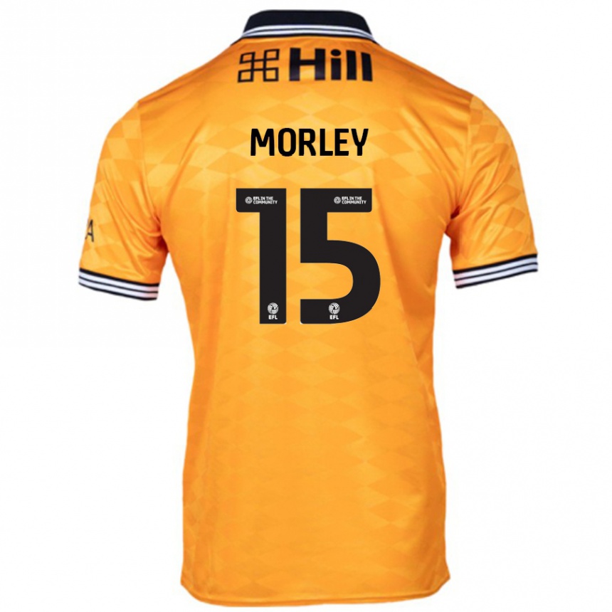 Niño Fútbol Camiseta Jess Morley #15 Naranja 1ª Equipación 2024/25