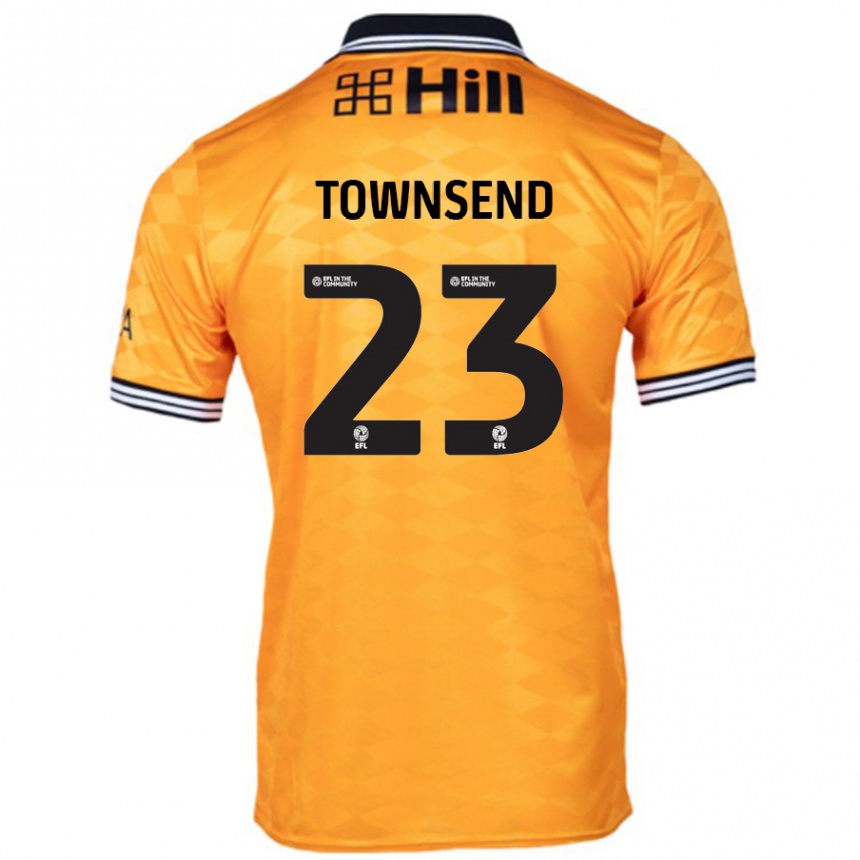 Niño Fútbol Camiseta Eleanor Townsend #23 Naranja 1ª Equipación 2024/25