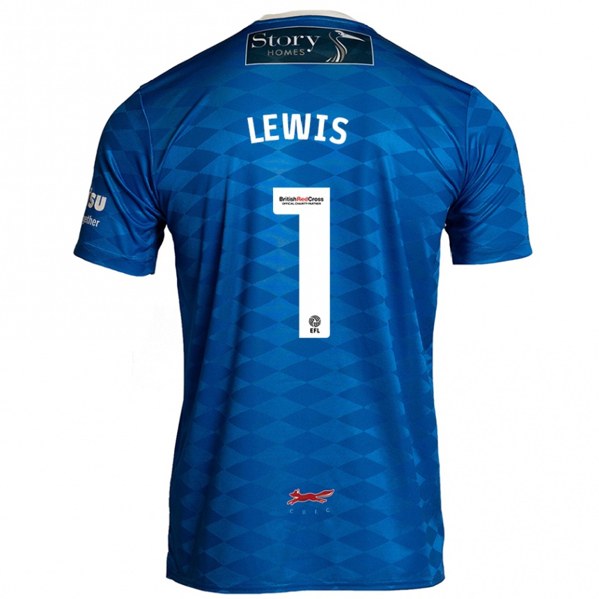 Niño Fútbol Camiseta Harry Lewis #1 Azul 1ª Equipación 2024/25