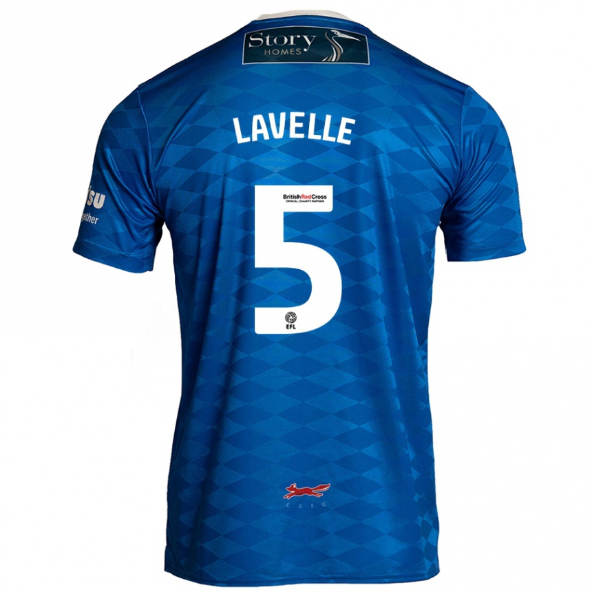 Niño Fútbol Camiseta Sam Lavelle #5 Azul 1ª Equipación 2024/25