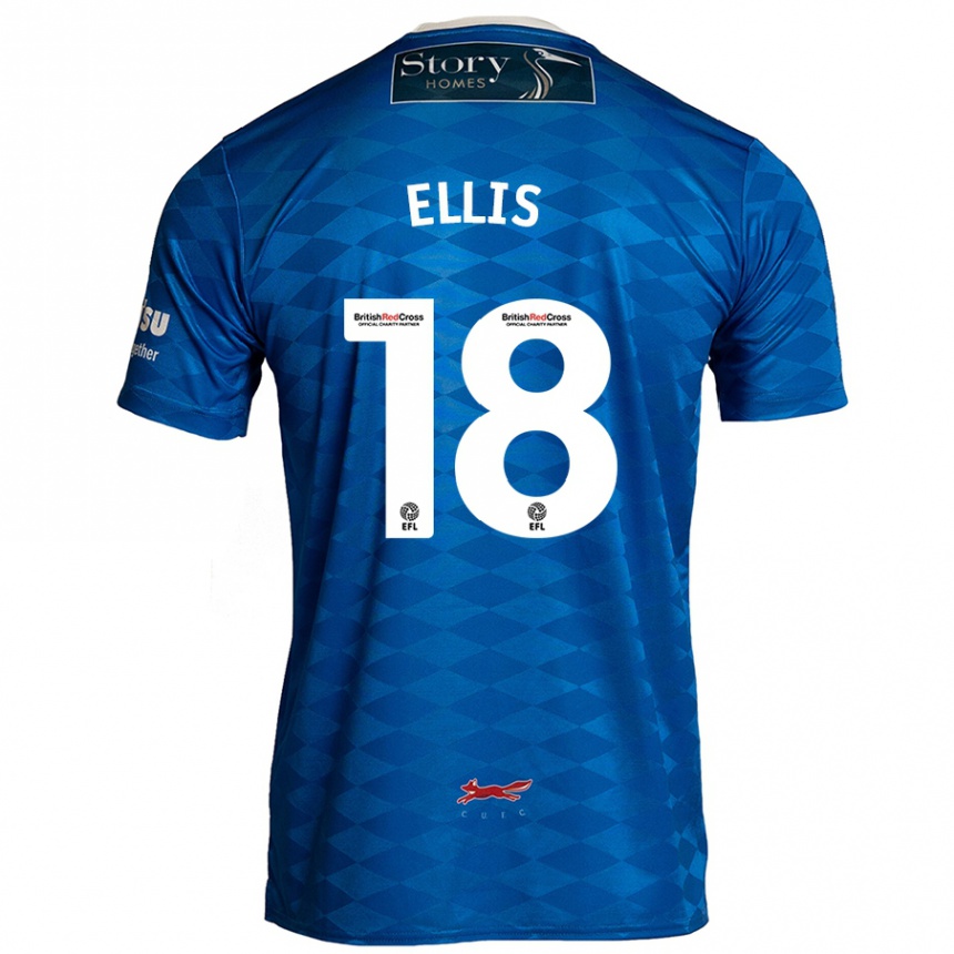 Niño Fútbol Camiseta Jack Ellis #18 Azul 1ª Equipación 2024/25