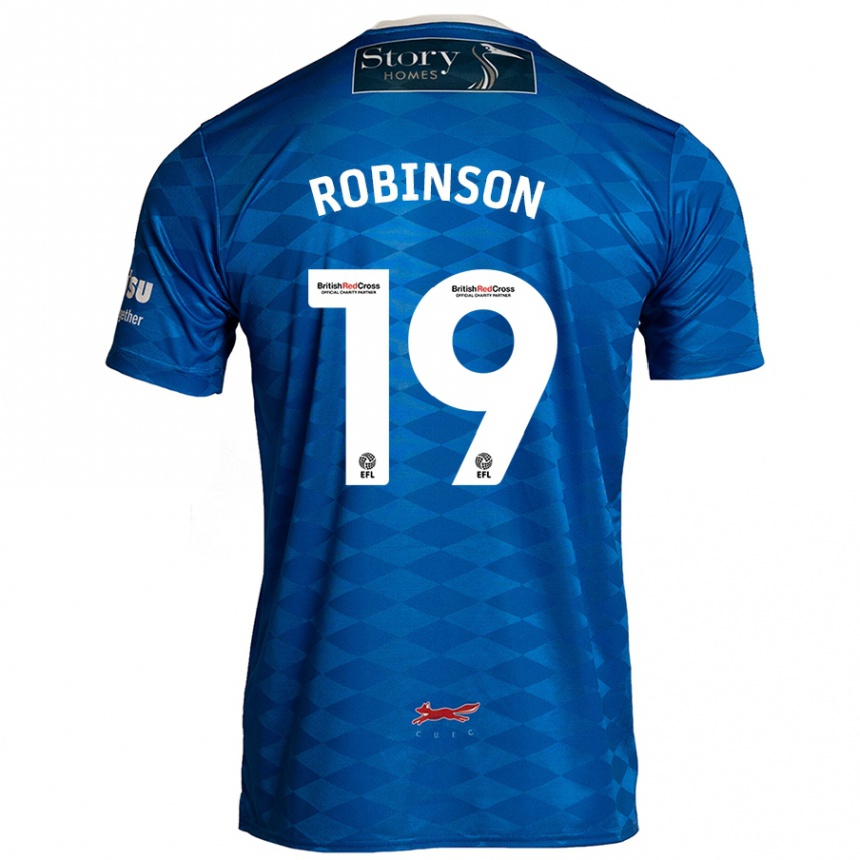 Niño Fútbol Camiseta Jack Robinson #19 Azul 1ª Equipación 2024/25