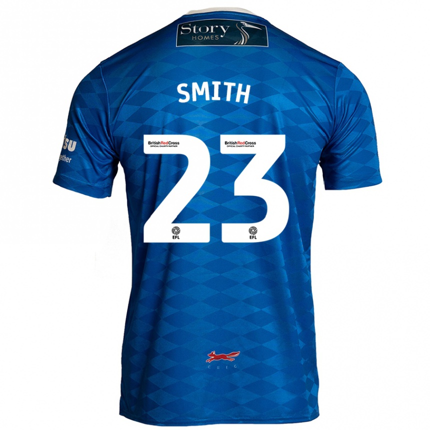 Niño Fútbol Camiseta Jude Smith #23 Azul 1ª Equipación 2024/25