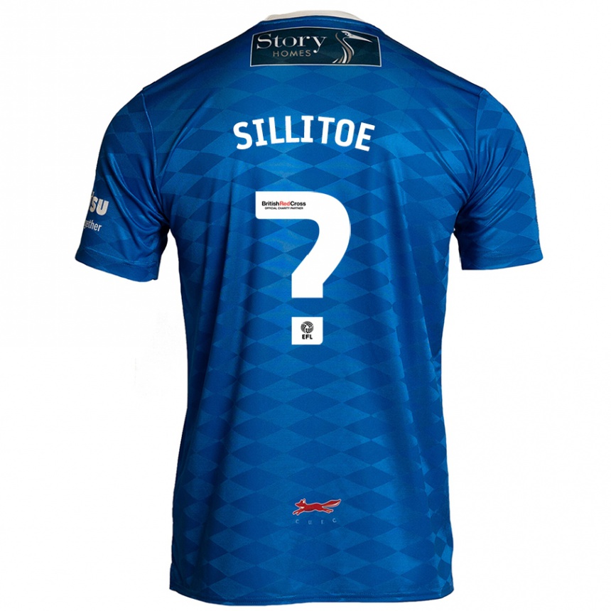 Niño Fútbol Camiseta Casey Sillitoe #0 Azul 1ª Equipación 2024/25