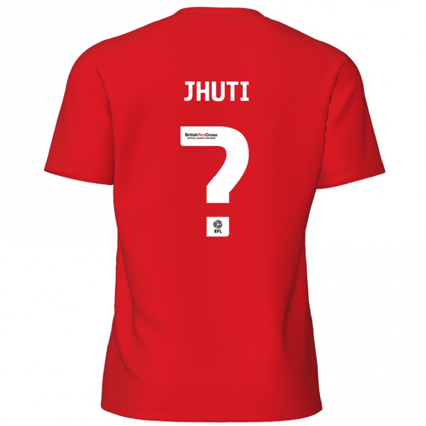 Niño Fútbol Camiseta Reece Jhuti #0 Rojo 1ª Equipación 2024/25