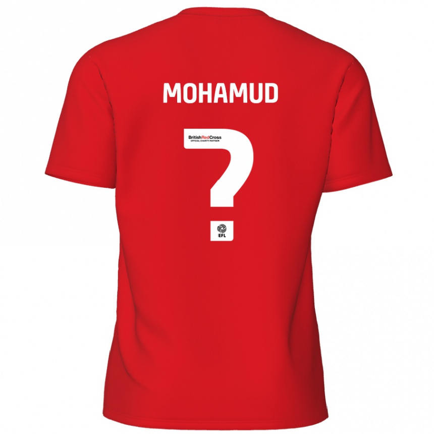 Niño Fútbol Camiseta Abdi Mohamud #0 Rojo 1ª Equipación 2024/25