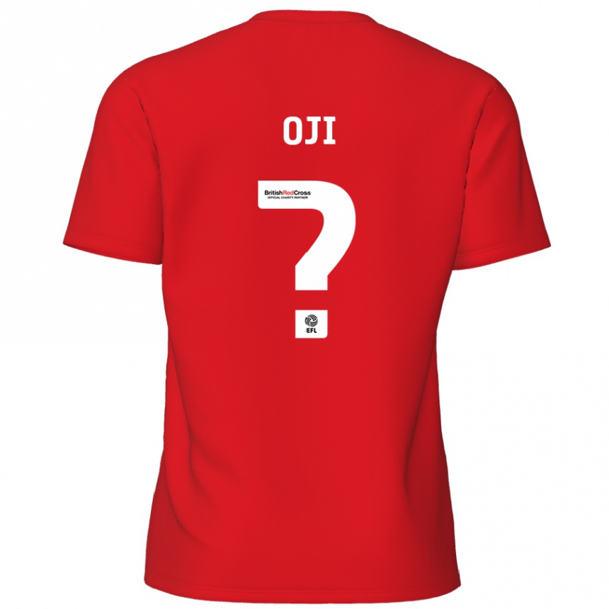 Niño Fútbol Camiseta Uko Oji #0 Rojo 1ª Equipación 2024/25