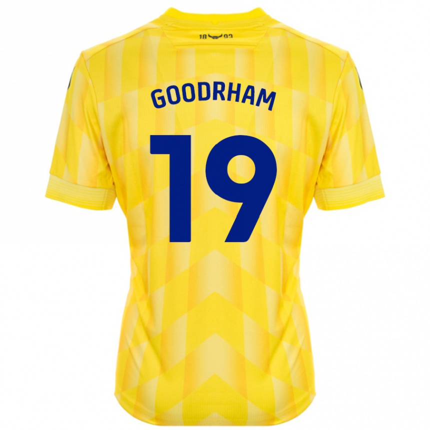 Niño Fútbol Camiseta Tyler Goodrham #19 Amarillo 1ª Equipación 2024/25