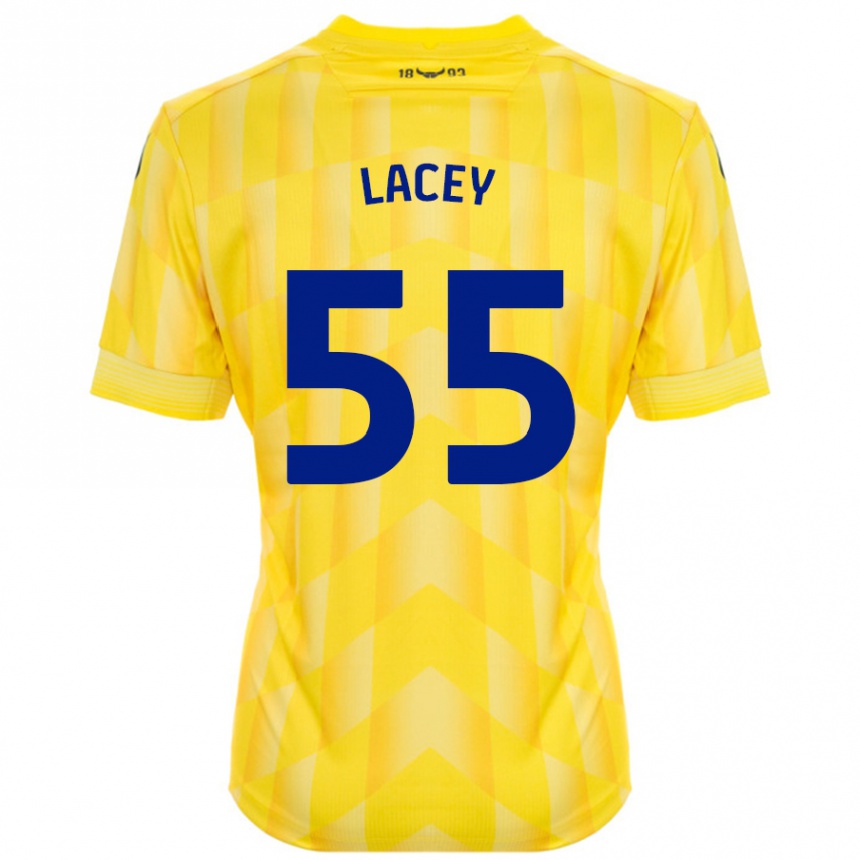 Niño Fútbol Camiseta Aaron Lacey #55 Amarillo 1ª Equipación 2024/25