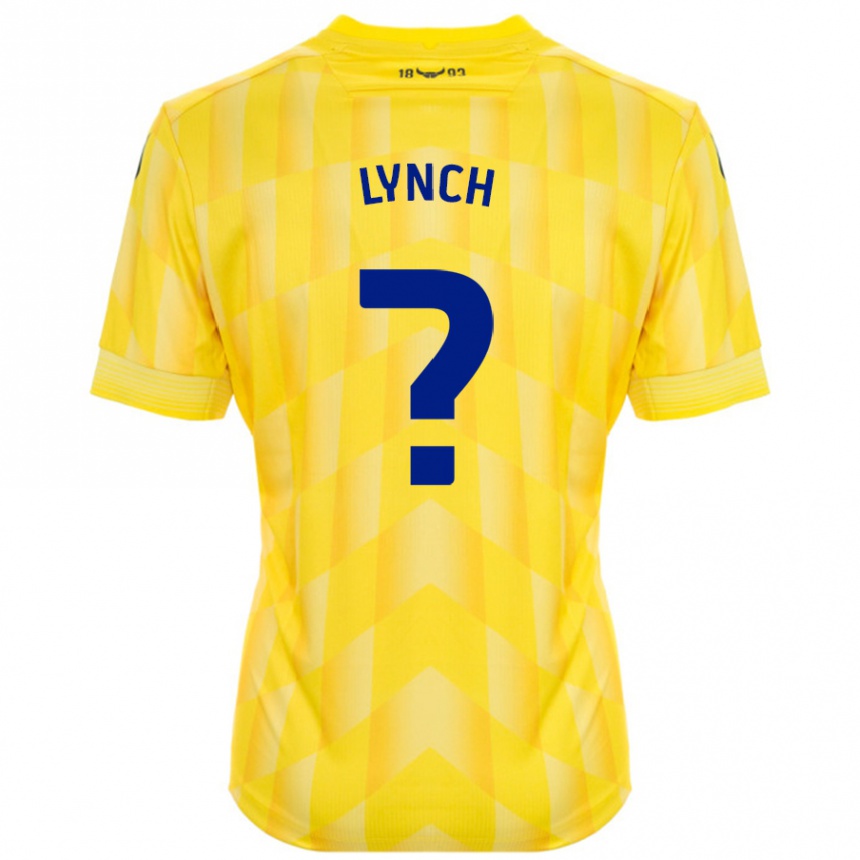 Niño Fútbol Camiseta Bobby Lynch #0 Amarillo 1ª Equipación 2024/25