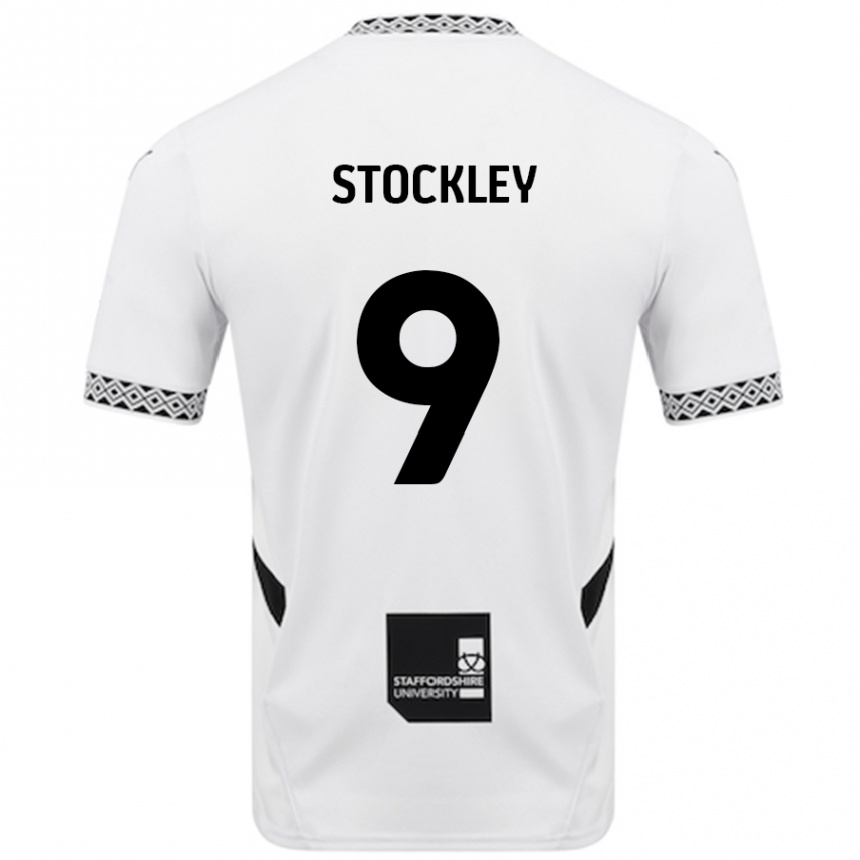 Niño Fútbol Camiseta Jayden Stockley #9 Blanco 1ª Equipación 2024/25