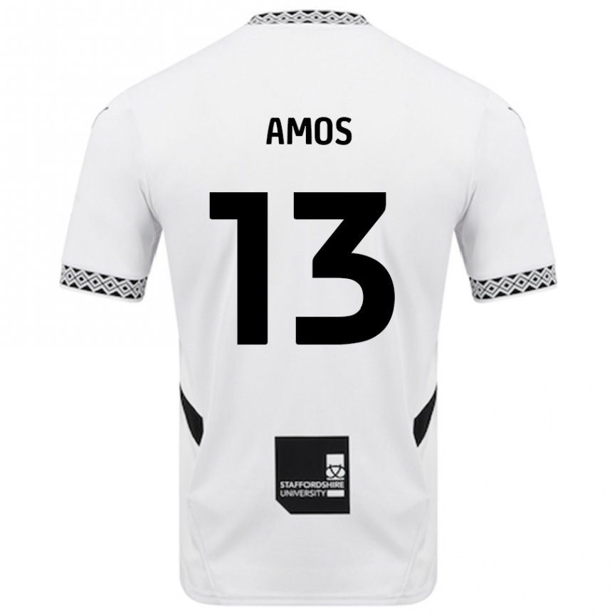 Niño Fútbol Camiseta Ben Amos #13 Blanco 1ª Equipación 2024/25