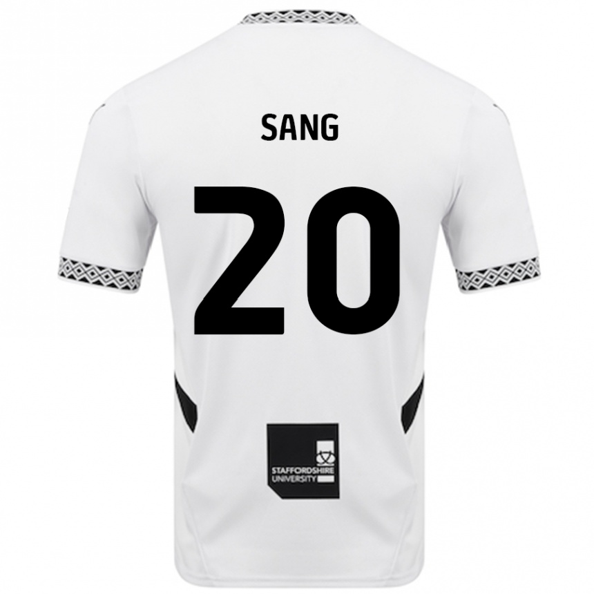 Niño Fútbol Camiseta Tom Sang #20 Blanco 1ª Equipación 2024/25