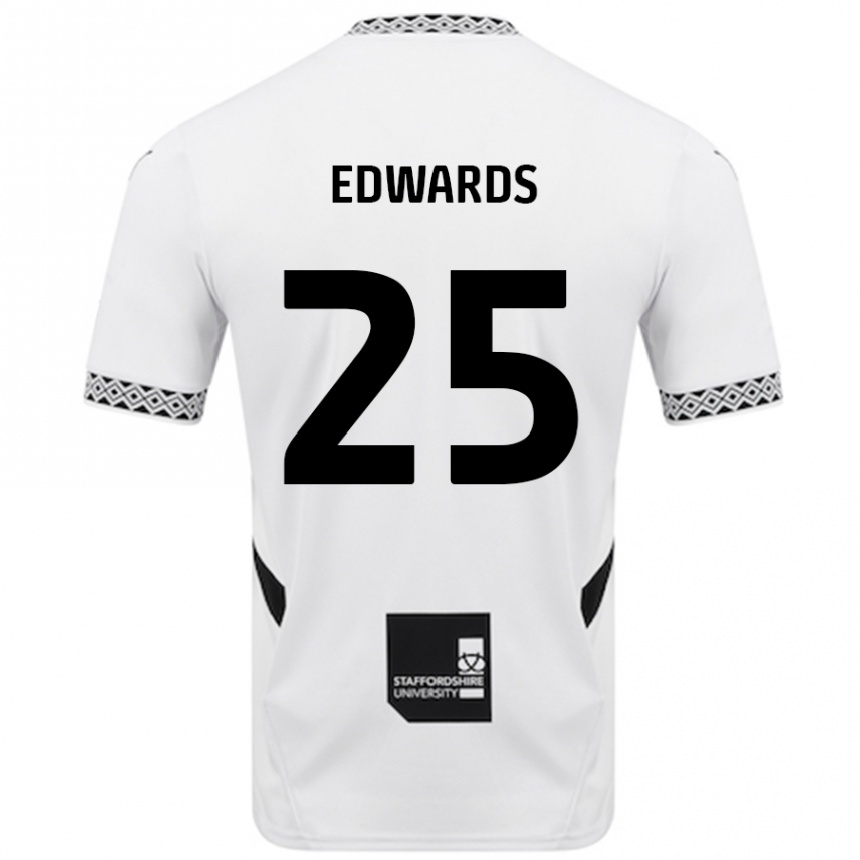 Niño Fútbol Camiseta Diamond Edwards #25 Blanco 1ª Equipación 2024/25