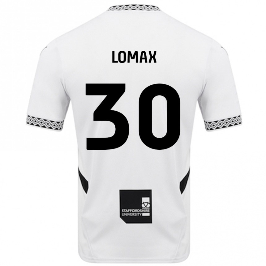 Niño Fútbol Camiseta Ben Lomax #30 Blanco 1ª Equipación 2024/25