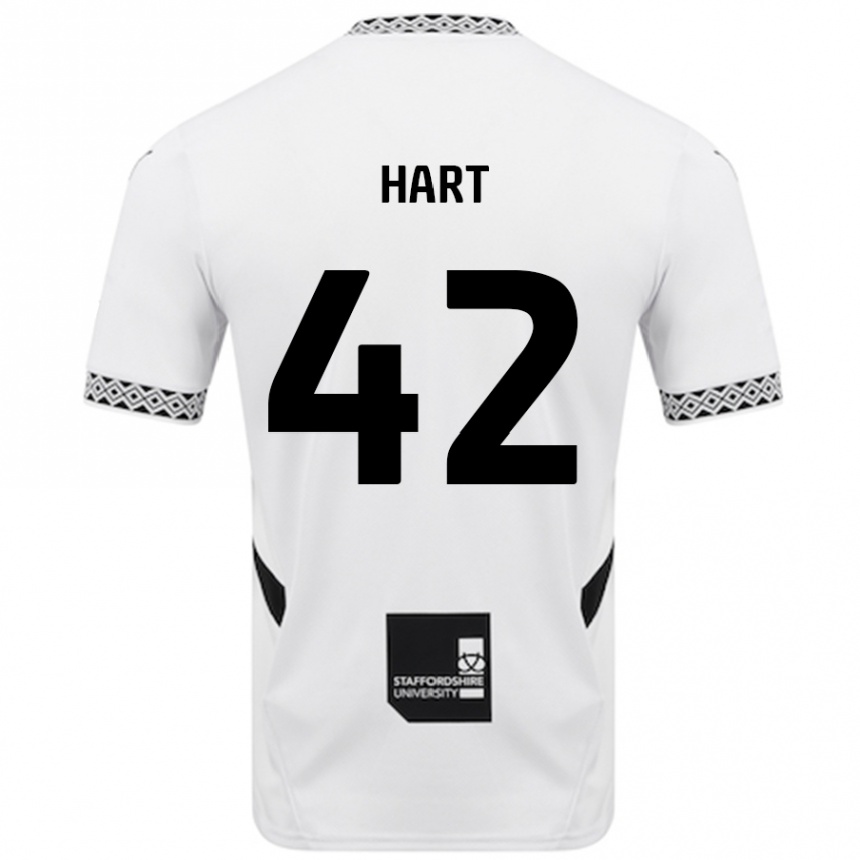 Niño Fútbol Camiseta Sam Hart #42 Blanco 1ª Equipación 2024/25