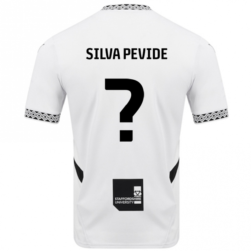 Niño Fútbol Camiseta Joao Silva Pevide #0 Blanco 1ª Equipación 2024/25