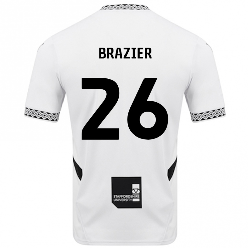 Niño Fútbol Camiseta Liam Brazier #26 Blanco 1ª Equipación 2024/25