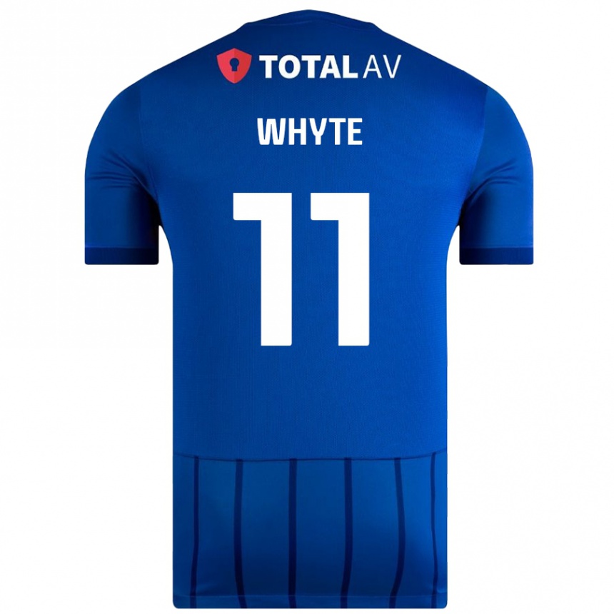 Niño Fútbol Camiseta Gavin Whyte #11 Azul 1ª Equipación 2024/25