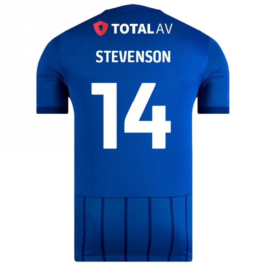 Niño Fútbol Camiseta Ben Stevenson #14 Azul 1ª Equipación 2024/25