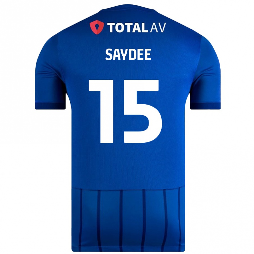 Niño Fútbol Camiseta Christian Saydee #15 Azul 1ª Equipación 2024/25