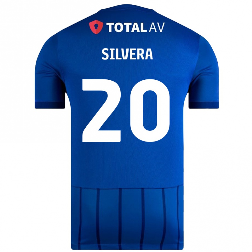 Niño Fútbol Camiseta Sam Silvera #20 Azul 1ª Equipación 2024/25