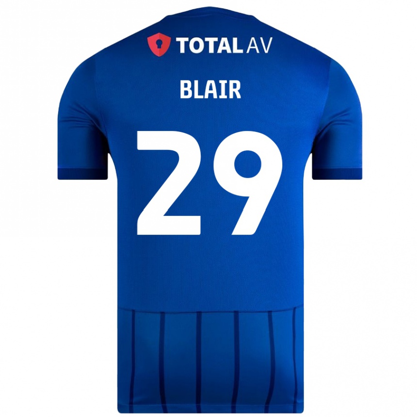 Niño Fútbol Camiseta Harvey Blair #29 Azul 1ª Equipación 2024/25