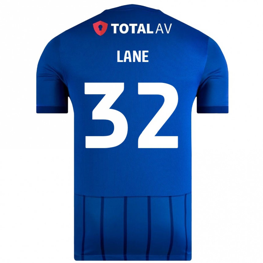 Niño Fútbol Camiseta Paddy Lane #32 Azul 1ª Equipación 2024/25