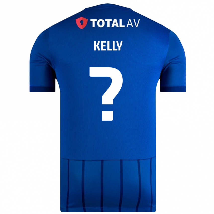 Niño Fútbol Camiseta Liam Kelly #0 Azul 1ª Equipación 2024/25