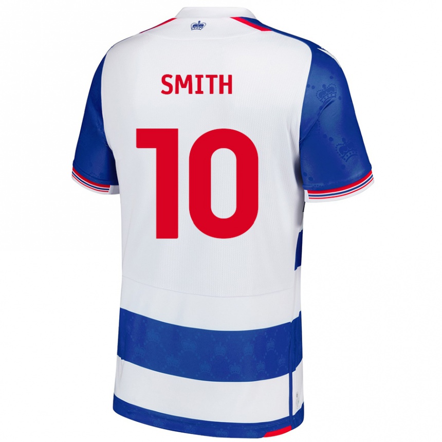 Niño Fútbol Camiseta Sam Smith #10 Azul Blanco 1ª Equipación 2024/25