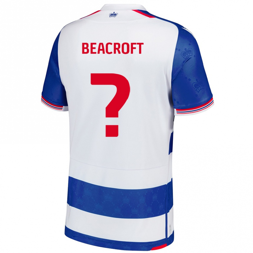 Niño Fútbol Camiseta Boyd Beacroft #0 Azul Blanco 1ª Equipación 2024/25