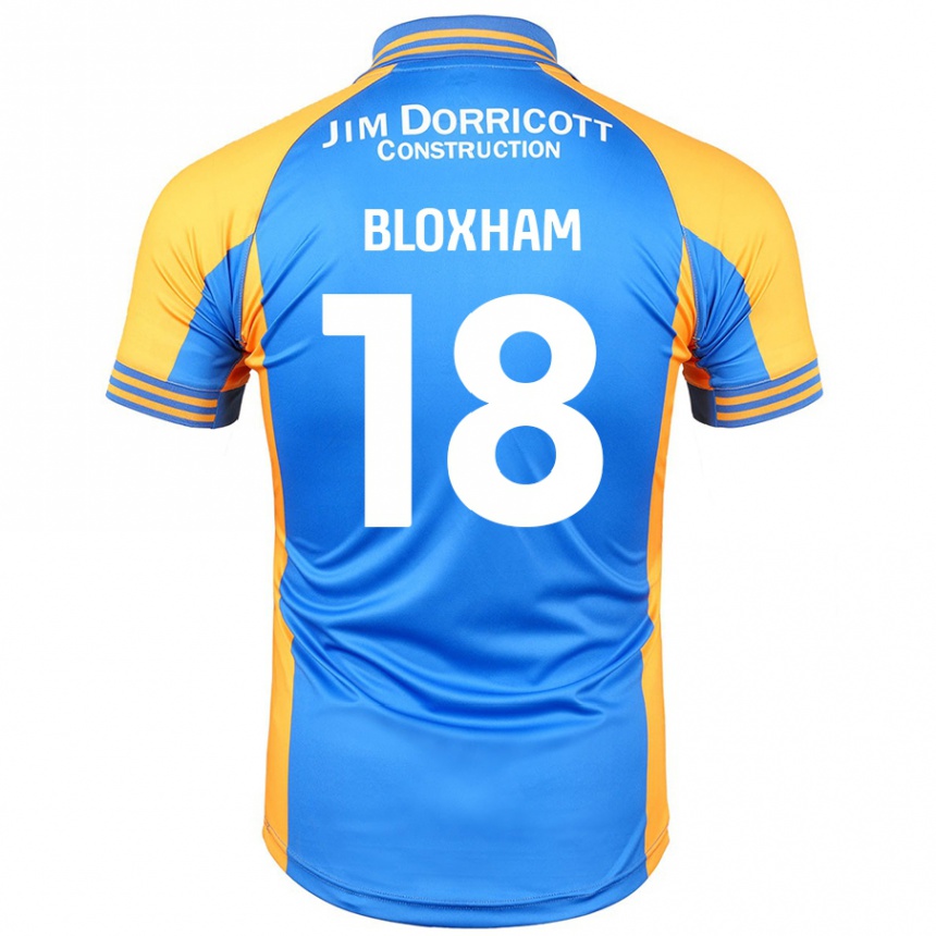 Niño Fútbol Camiseta Tom Bloxham #18 Azul Ámbar 1ª Equipación 2024/25