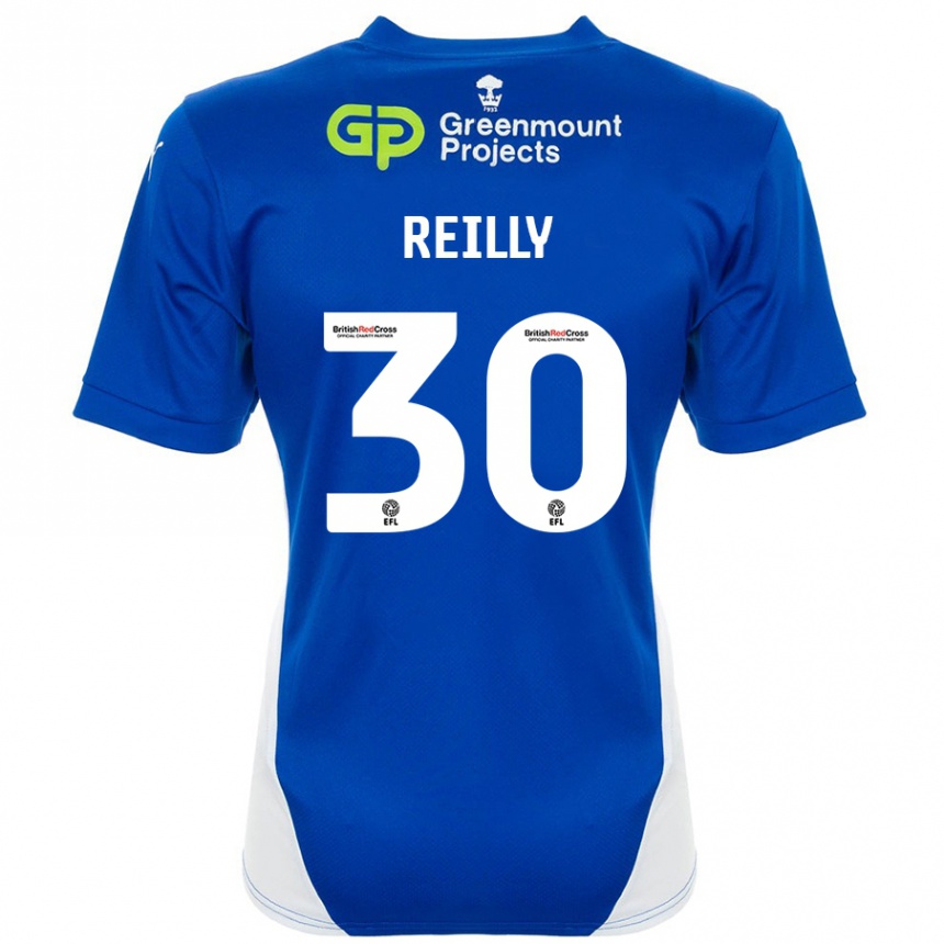 Niño Fútbol Camiseta Jack Reilly #30 Azul Blanco 1ª Equipación 2024/25