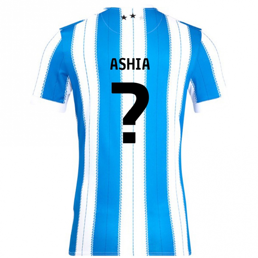 Niño Fútbol Camiseta Cameron Ashia #0 Azul Blanco 1ª Equipación 2024/25