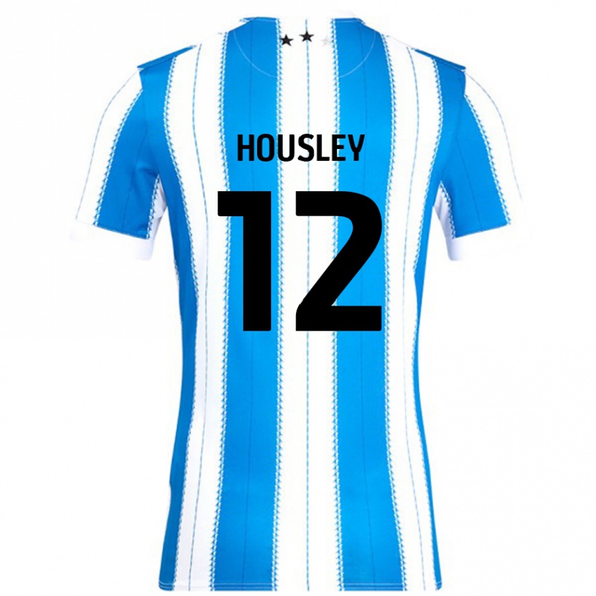 Niño Fútbol Camiseta Autumn Housley #12 Azul Blanco 1ª Equipación 2024/25