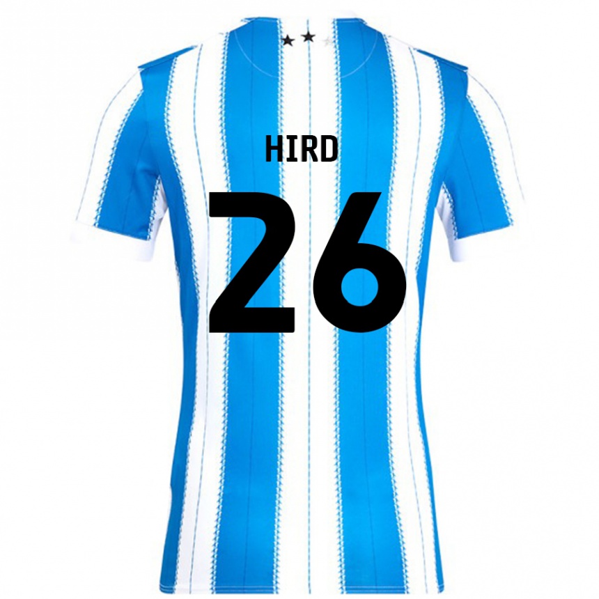 Niño Fútbol Camiseta Kayley Hird #26 Azul Blanco 1ª Equipación 2024/25