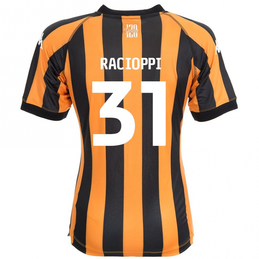 Niño Fútbol Camiseta Anthony Racioppi #31 Negro Ámbar 1ª Equipación 2024/25