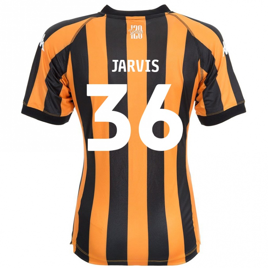 Niño Fútbol Camiseta Will Jarvis #36 Negro Ámbar 1ª Equipación 2024/25