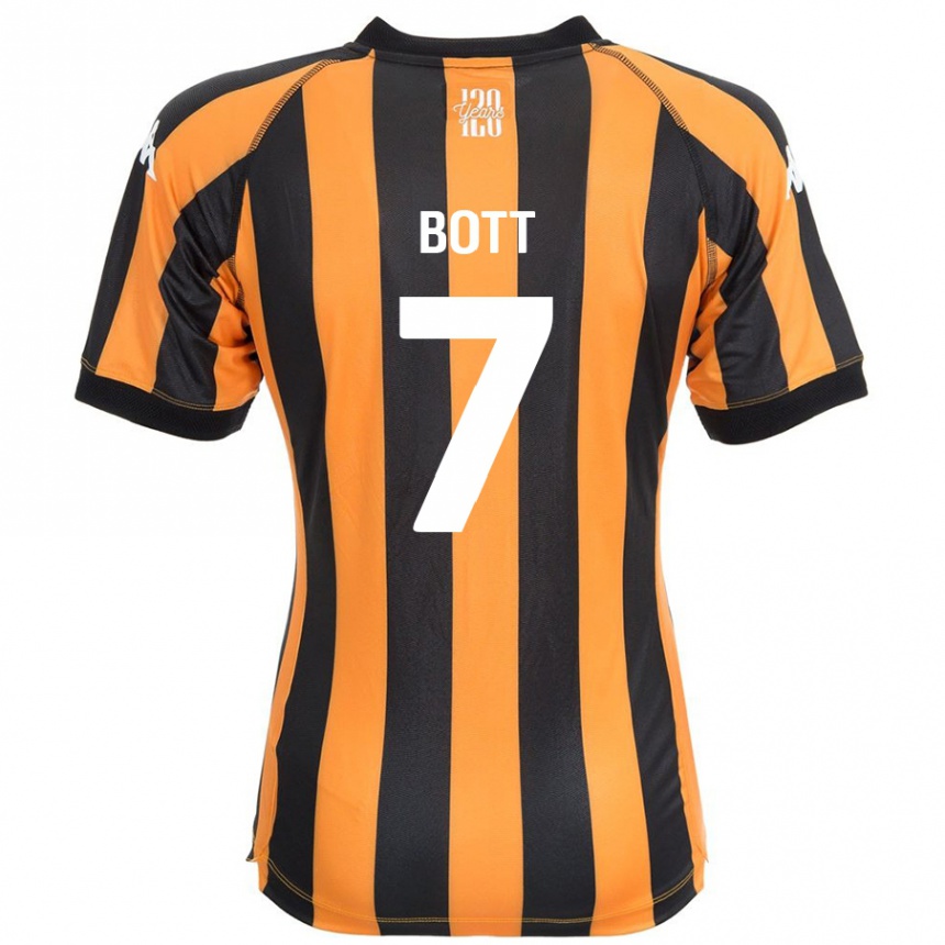 Niño Fútbol Camiseta Liberty Bott #7 Negro Ámbar 1ª Equipación 2024/25