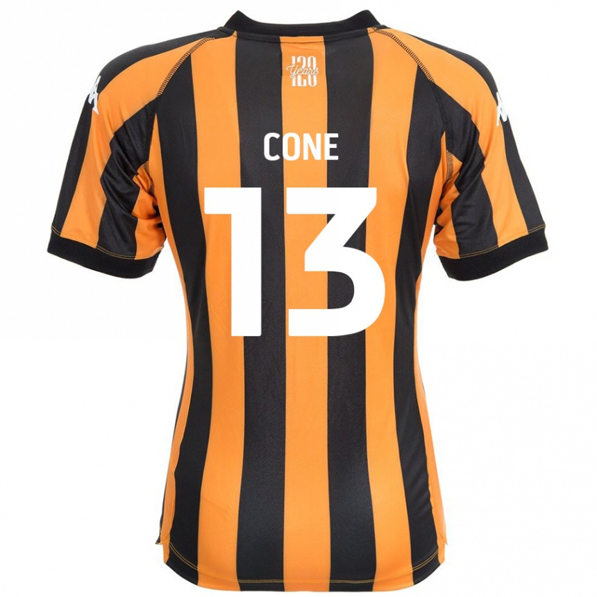 Niño Fútbol Camiseta Sharla Cone #13 Negro Ámbar 1ª Equipación 2024/25