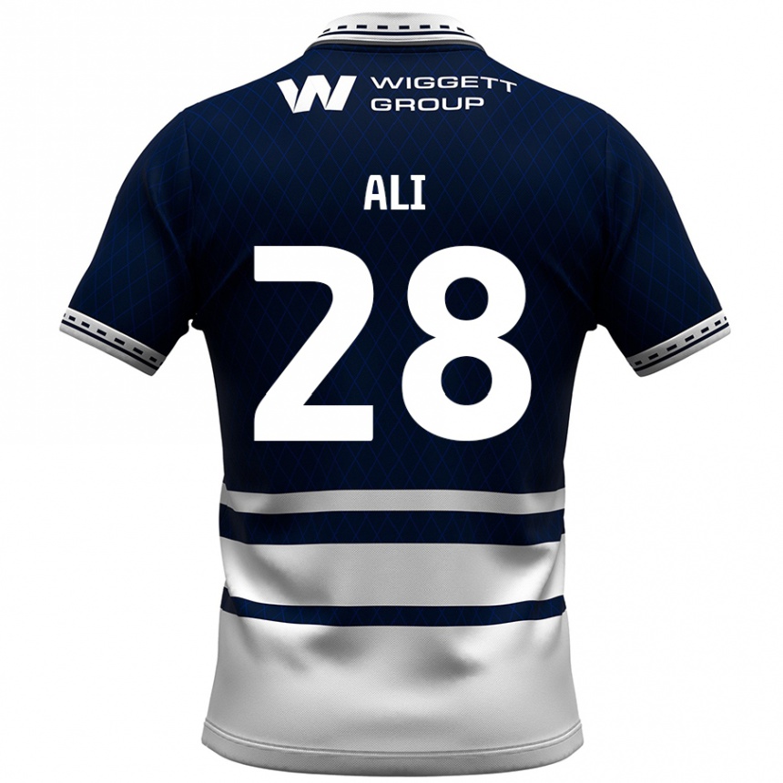 Niño Fútbol Camiseta Francesca Ali #28 Azul Marino Blanco 1ª Equipación 2024/25