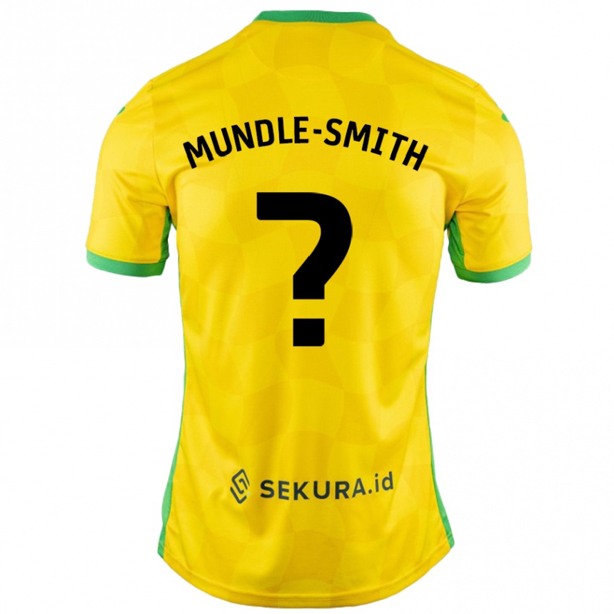 Niño Fútbol Camiseta Errol Mundle-Smith #0 Amarillo Verde 1ª Equipación 2024/25